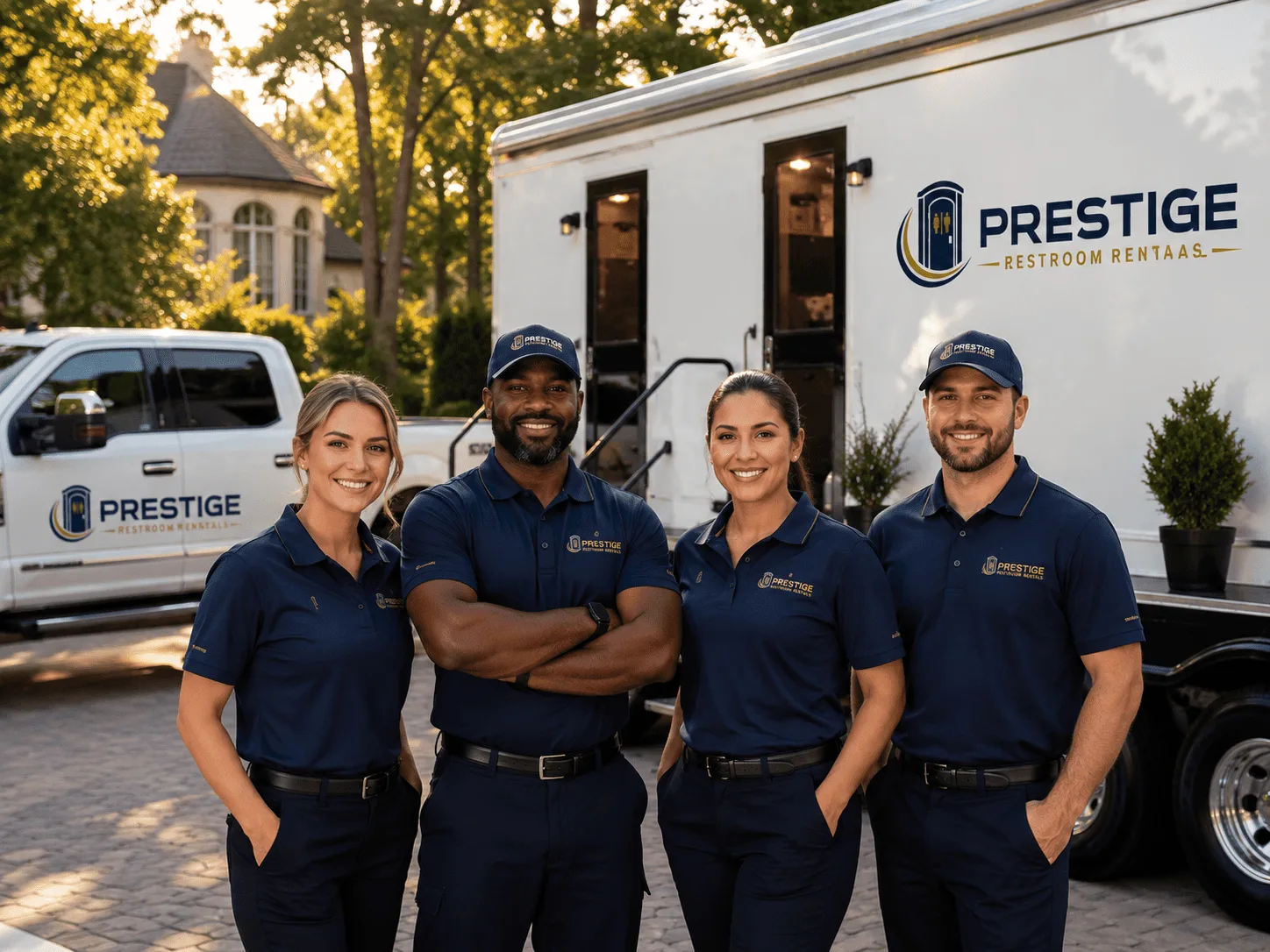 Trusted Luxury Portable Restrooms company in Telferner, TX